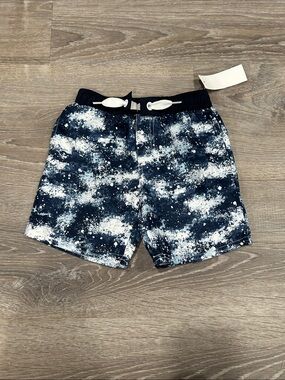 Calvin Klein Jeans Navy and White Toddler Swim Shorts